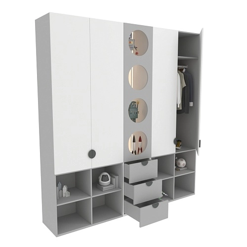 Шкафная группа для детской Лацио 64