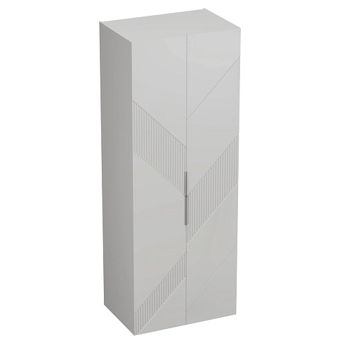 Шкаф 2 дверный, фрезерованные фасады в эмали LE210.60-1