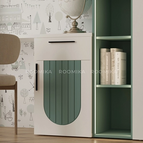 Рабочая зона Лацио фрезерованные фасады в эмали 88