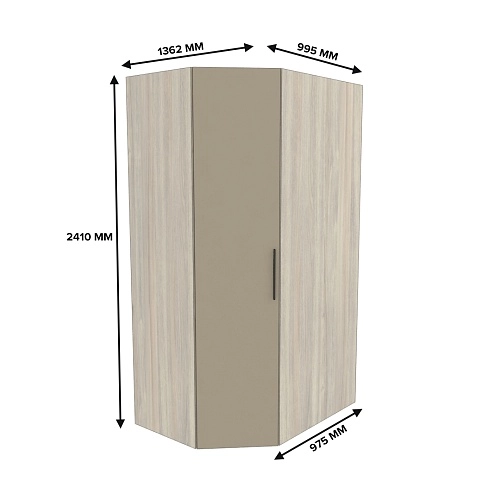 Шкаф угловой L209.60 L/R
