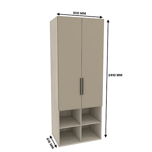 Шкаф двухдверный L217.60-4