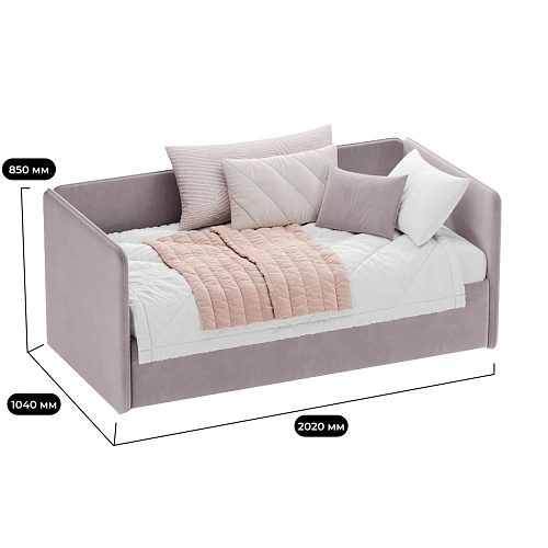 Кровать с подъемным механизмом и ящиком для белья РУБИ 1