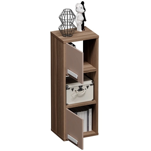 Cтеллаж сквозной книжный на 3 ниши E803