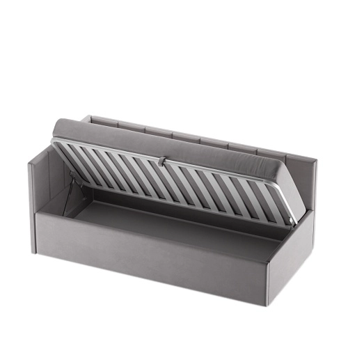 Кровать с подъемным механизмом и ящиком для белья ЛАЙН М1