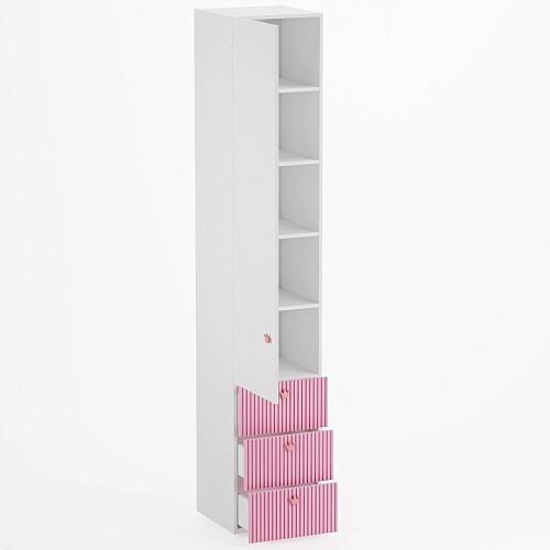 Шкаф однодверный с ящиками L223