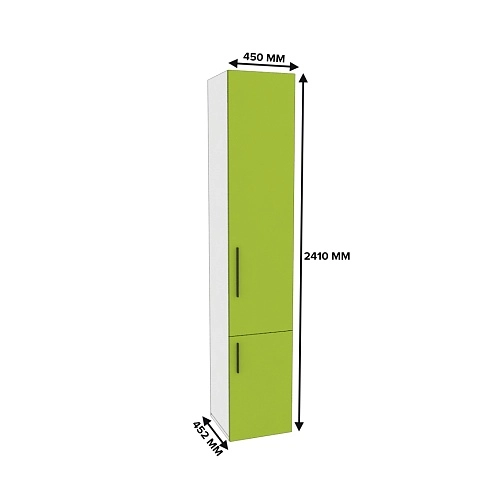 Шкаф однодверный книжный L222