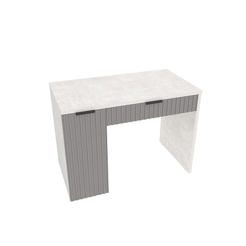 Cтол письменный с тумбой с фрезерованными фасадами LE717 L/R