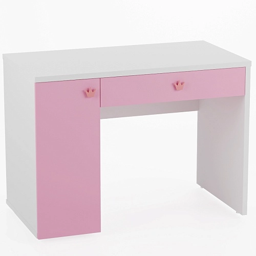 Cтол письменный с тумбой с фасадами в эмали LE717 L/R