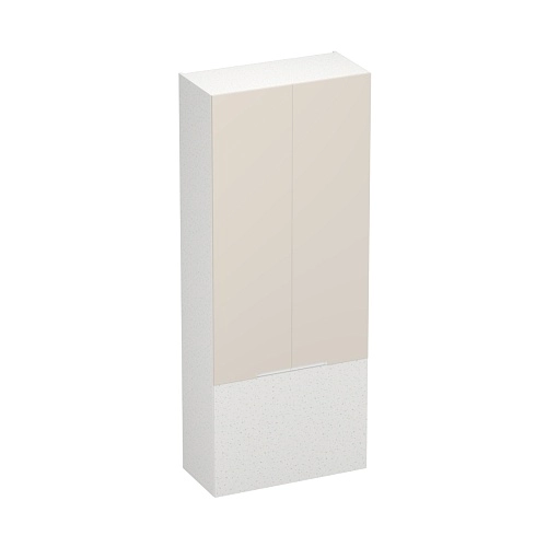 Шкаф двухдверный с фальш-панелью, фасады в эмали LE212.4-90