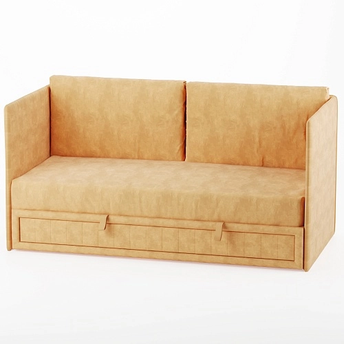 Раскладной диван с обивкой выкатной части БЕРГАМО BER-1900