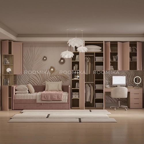 Лацио детская фрезерованные фасады в эмали 89