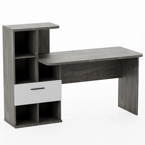 Рабочий стол со встроенным стеллажом HOF421