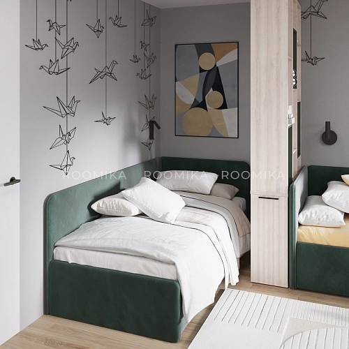 Стеллаж-тумба перегородка со вставками L239.90