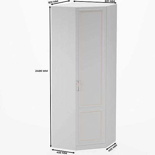 Шкаф угловой с перемычкой A218.1P