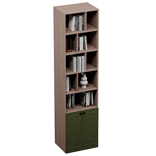 Шкаф книжный для встройки столешницы в эмали A2228.44