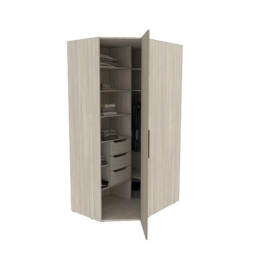 Шкаф угловой L209.60 L/R