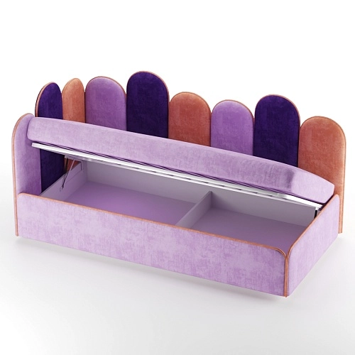 Мягкая кровать-диван КИПРОС с подъемным механизмом, 90x190