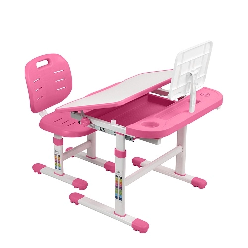 Комплект парта + стул трансформеры Cura Pink FUNDESK