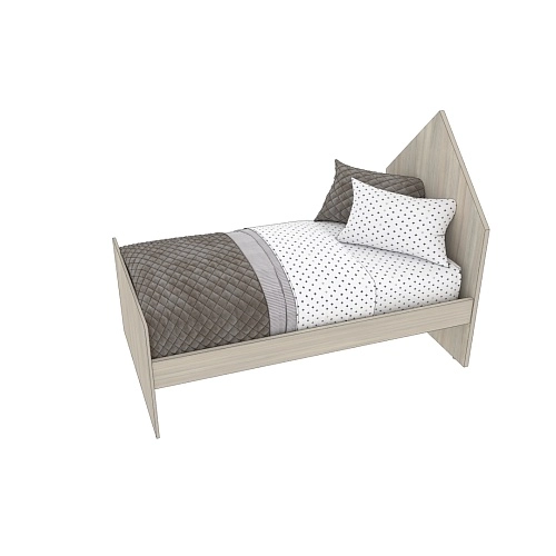 Кровать односпальная L901.6, 80x160