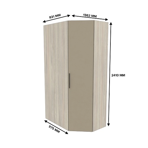 Шкаф угловой L209.44 L/R