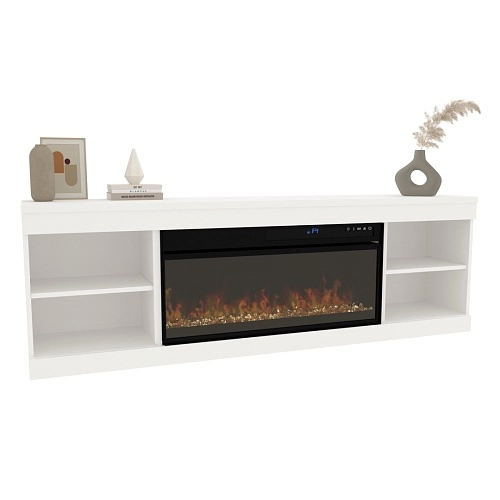 Тумба ТВ навесная с электрокамином L545.351