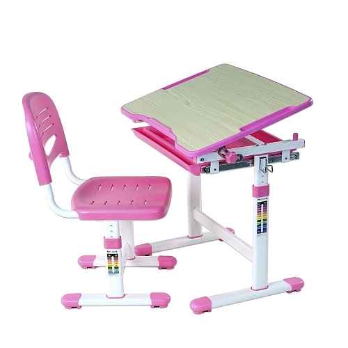 Парта для школьника Piccolino Pink