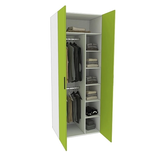 Шкаф двухдверный глубокий L210.60-4