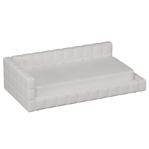 Кровать односпальная мягкая с ортопедической решеткой КВАДРО-М, 90х200