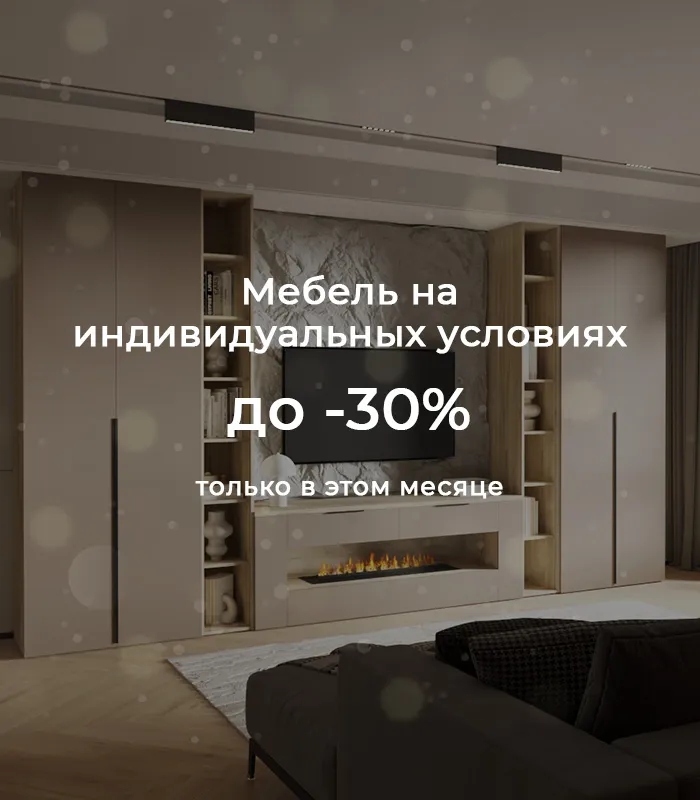 Мебель на индивидуальных условиях до -30%