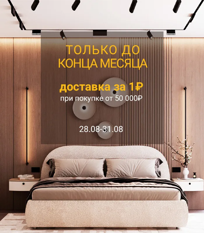 Только до конца месяца доставка 1₽