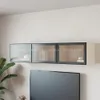 Антресоль с двумя откидными стеклянными дверями R318.45ST