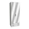 Шкаф двустворчатый с ящиками с зеркалом LG-211.60Z
