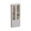 Шкаф книжный со стеклом L240 с подсветкой