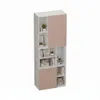 Шкаф книжный с нишей, фасады в эмали LE227 L/R