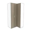 Шкаф угловой со складной дверью E209 L/R