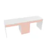 Cтол прямой на 2 рабочих места, фасады в эмали LE718.2