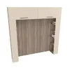 Ниша для кровати с секциями L407.44