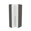 Шкаф угловой, фасады в эмали LE-207 L/R