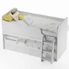 Кровать выдвижная P903, 90x200