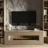Тумба ТВ напольная с электрокамином LG551.450L/R