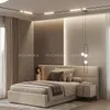 Cпальня с мягкой кроватью Versal и мягкими тумбами 201