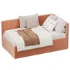 Кровать с подъемным механизмом и ящиком для белья ЛАЙН М1, 90х160