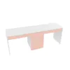 Cтол прямой на 2 рабочих места, фасады в эмали LE718.2