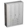 Шкаф четырехдверный для одежды A205-1.60