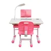 Комплект парта + стул Littonia Pink-w + лампа