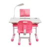 Комплект парта + стул Littonia Pink-w + лампа