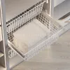 BELLE Корзина для белья 600 мм, цвет белый, BE60BAWH