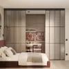 Светопрозрачная перегородка-купе, стекло Сатинато GRACE 14