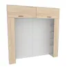 Ниша для кровати с секциями L407.44