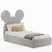Кровать односпальная мягкая MICKEY с подъемным механизмом, 90x190